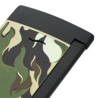 ST Dupont Slim 7 - Flat Flame Torch Lighter - Camo Green