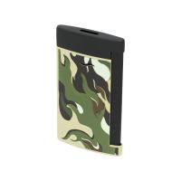 ST Dupont Slim 7 - Flat Flame Torch Lighter - Camo Green