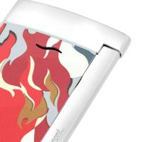 ST Dupont Slim 7 - Flat Flame Torch Lighter - Camo Red