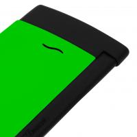 ST Dupont Slim 7 - Flat Flame Torch Lighter - Fluo Green