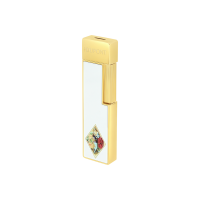 ST Dupont Lighter - Twiggy - Romeo Y Julieta Golden White