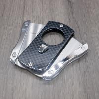 Vertigo by Lotus Deception Carbon Fibre Cigar Cutter - Chrome Carbon Fibre & Chrome