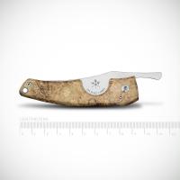 Les Fines Lames Le Petit Classic - The Cigar Pocket Knife - Acacia Burl