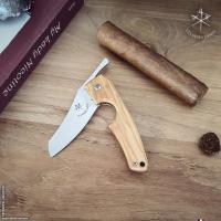 Les Fines Lames Le Petit - The Cigar Pocket Knife - Compass Series Cuba Olive