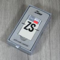 Zino ZS Jet Flame Lighter - Beige & Red (End of Line)