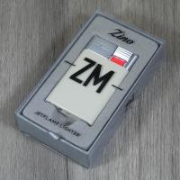 Zino ZM Jet Flame Lighter - Beige & Red
