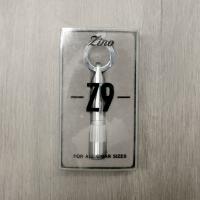 Zino Z9 Punch Cutter with Key Ring - Chrome & Cyan