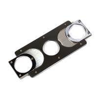 Square Cigar Cutter - Grey Two Tone - Up To 54 Ring Gauge