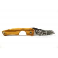 Les Fines Lames Le Petit - The Cigar Pocket Knife - Rose Blade Olive Wood