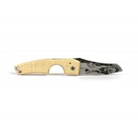 Les Fines Lames Le Petit - The Cigar Pocket Knife - Wave Blade Curly Maple