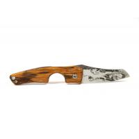 Les Fines Lames Le Petit - The Cigar Pocket Knife - Wave Blade Marblewood