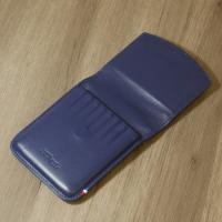 ST Dupont Atelier CL Leather Cigarillo Case - Blue