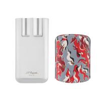 ST Dupont Cigar Case - Camo Red - Holds 3 Cigars