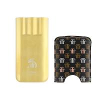 ST Dupont Metal Base Cigar Case - Trinidad Golden 55th Anniversary - Holds 3 Cigars