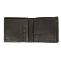 Zippo Canvas Wallet With Coin Compartment - Grey