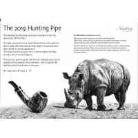 Erik Nording Hunting 2019 The White Rhino Rustic Fishtail Pipe (EN237)