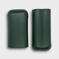 Recife Chesterfield Culture Wild Forest Leather Cigar Case - 2 Cigar Capacity