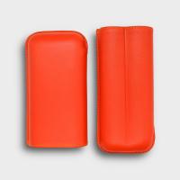 Recife Chesterfield Culture Orange Blossom Leather Cigar Case - 2 Cigar Capacity