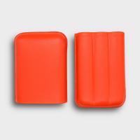 Recife Chesterfield Culture Orange Blossom Leather Cigar Case - 3 Cigar Capacity
