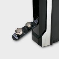 Eurojet 3 in 1 Torch Cigar Lighter with Punch and Rest - Black & Chrome