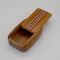 Wilsons of Sharrow Wooden Snuff Box - Arrow Pattern