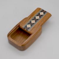 Wilsons of Sharrow Wooden Snuff Box - Diamond Pattern