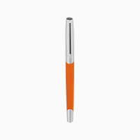 ST Dupont Rollerball Pen - Silver & Matte Orange