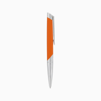 ST Dupont Defi Millennium Ballpoint Pen - Silver & Matte Orange