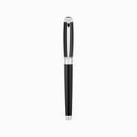 ST Dupont Line D Fountain Pen - Large - Black & Palladium