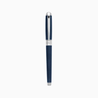 ST Dupont Line D Fountain Pen - Medium - Gulf Blue & Palladium