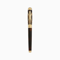 ST Dupont Rollerball Pen - Prestige Vitruvian Man - Brown