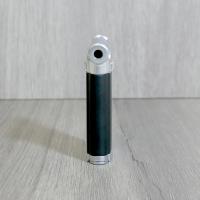 Zino Pipe Lighter - Matte Black and Chrome