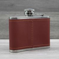 Honest 4oz Stainless Steel Hip Flask - Light Brown