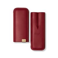 Davidoff XL-2 Leather Cigar Case - 2 Cigars RG 60 - Red & Gold