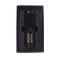 Xikar Tactical 1 Single Jet Flame Cigar Lighter - Gunmetal & Black