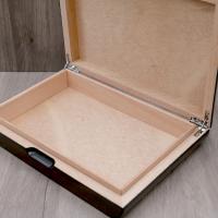 Walnut Matte Travel Humidor - 8-10 Cigar Capacity