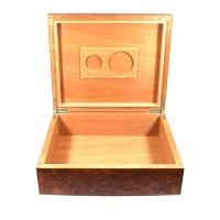 Norfolk Burl Humidor + Cigar Accessories Beginners Set