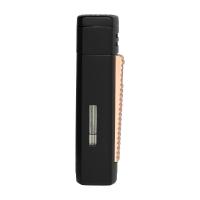Xikar ION Double Jet Flame Lighter - Black & Rose Gold