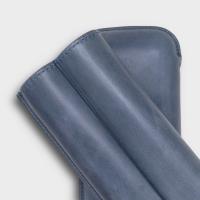 Recife Chicago Blue Label Leather Cigar Case - 2 Cigar Capacity