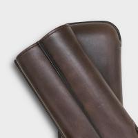 Recife Chicago Bourbon Leather Cigar Case - 2 Cigar Capacity