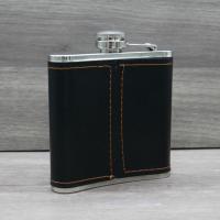 Honest 6oz Stainless Steel Hip Flask - Black