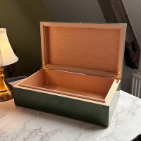 Savinelli Treviso Large Green Humidor - 75 Cigar Capacity (End of Line)