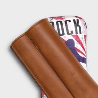 Recife Rock N Roll Whiskey Leather Cigar Case - 2 Cigar Capacity