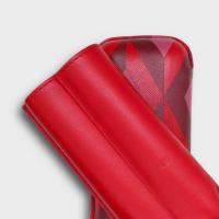 Recife Urbaine Poppy Red Leather Cigar Case - 2 Cigar Capacity