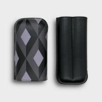 Recife Urbaine Black Dahlia Leather Cigar Case - 2 Cigar Capacity