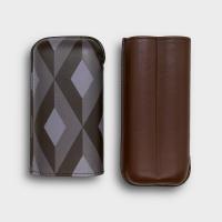 Recife Urbaine Hot Chocolate Leather Cigar Case - 2 Cigar Capacity