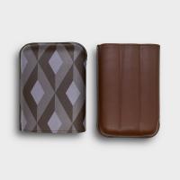 Recife Urbaine Hot Chocolate Leather Cigar Case - 3 Cigar Capacity
