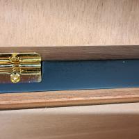 JANUARY SALE - SLIGHT SECONDS Adorini Pyramid Black Deluxe Cigar Humidor - 100 Cigar Capacity (AD040)