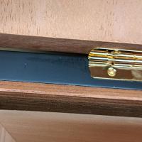 JANUARY SALE - SLIGHT SECONDS Adorini Pyramid Black Deluxe Cigar Humidor - 100 Cigar Capacity (AD040)