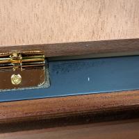 JANUARY SALE - SLIGHT SECONDS Adorini Pyramid Black Deluxe Cigar Humidor - 100 Cigar Capacity (AD040)